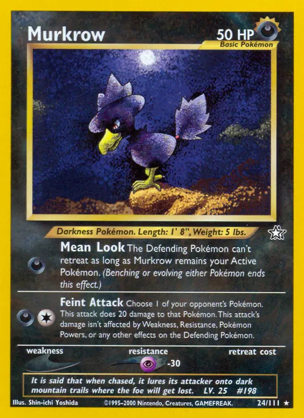 Murkrow 024/111 (Neo Genesis)  - Unlimited | Good Games Adelaide SA