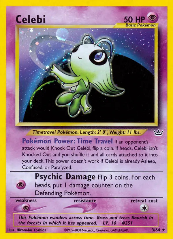 Celebi 03/64 (Neo Revelation)  - Unlimited Holofoil | Good Games Adelaide SA