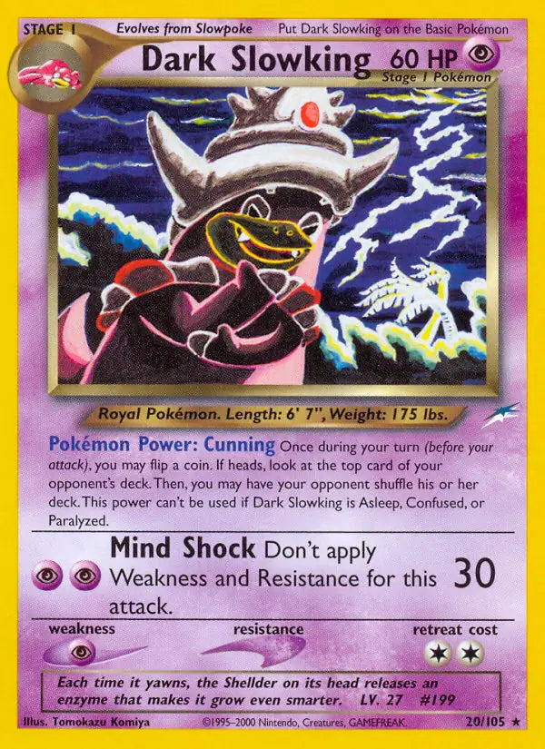 Dark Slowking 020/105 (Neo Destiny)  - Unlimited | Good Games Adelaide SA