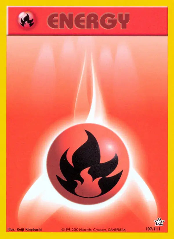 Fire Energy 107/111 (Neo Genesis)  - Unlimited | Good Games Adelaide SA