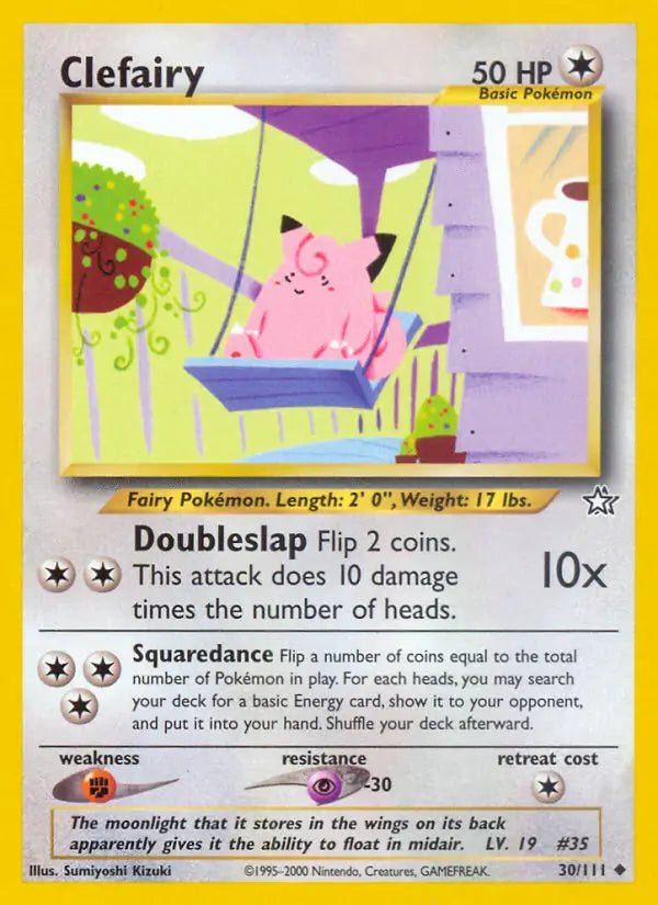 Clefairy 030/111 (Neo Genesis)  - Unlimited | Good Games Adelaide SA