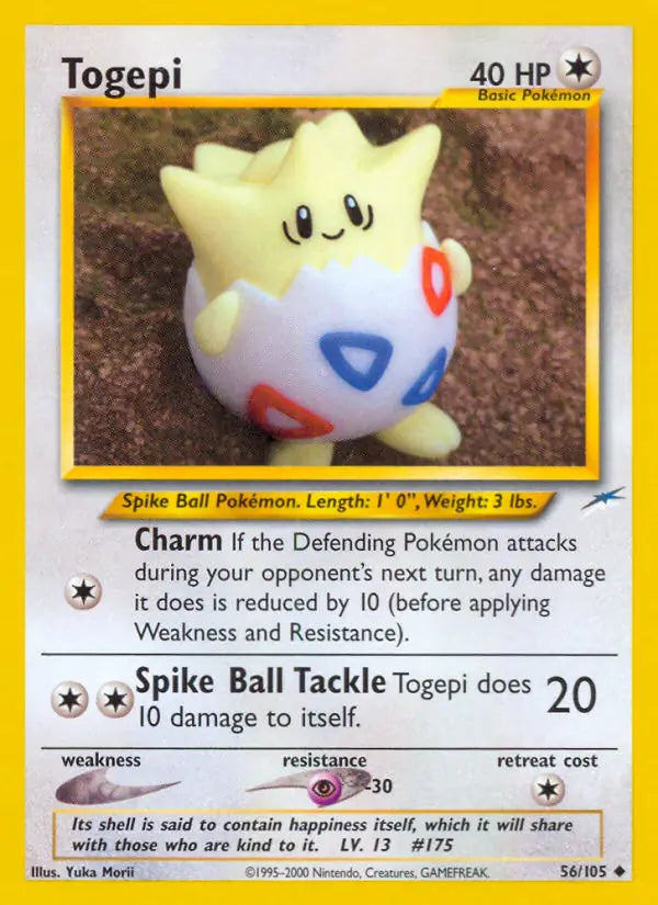 Togepi 056/105 (Neo Destiny)  - Unlimited | Good Games Adelaide SA