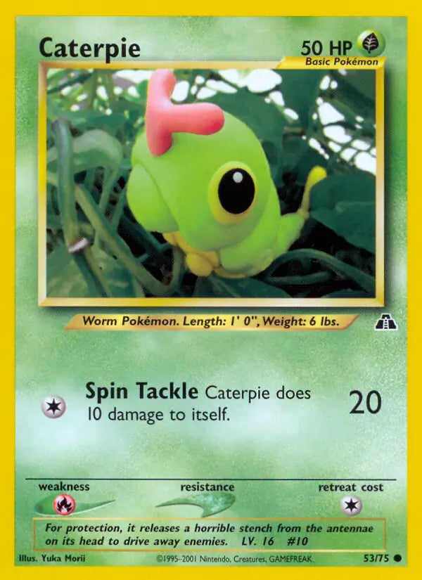 Caterpie 53/75 (Neo Discovery)  - Unlimited | Good Games Adelaide SA