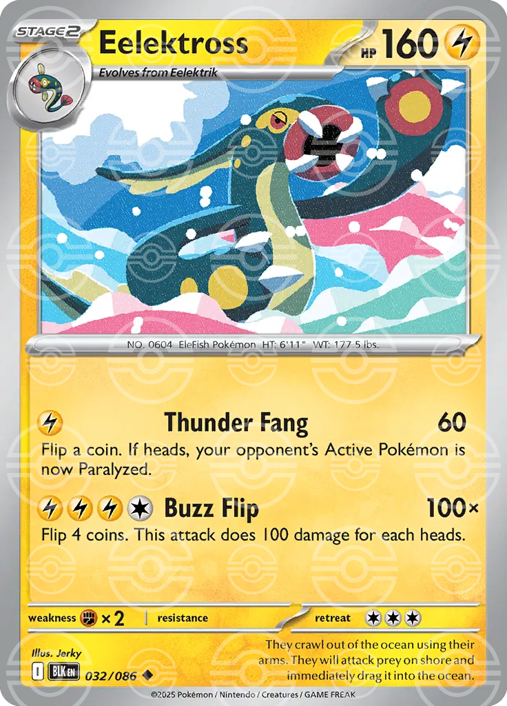 Eelektross 032/086 (SV: Black Bolt)  - Holofoil | Good Games Adelaide SA
