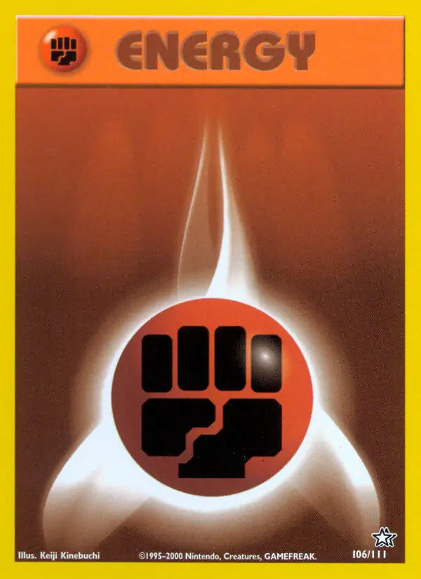 Fighting Energy 106/111 (Neo Genesis)  - Unlimited | Good Games Adelaide SA
