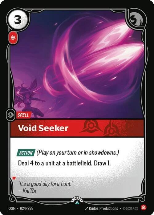 Void Seeker 024/298 (Riftbound Organized Play Promotional Cards)  - Foil | Good Games Adelaide SA