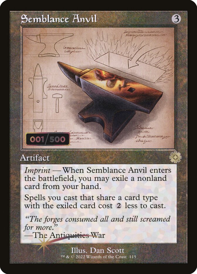 Semblance Anvil 115z/63 (The Brothers' War: Retro Frame Artifacts)  - Foil | Good Games Adelaide SA
