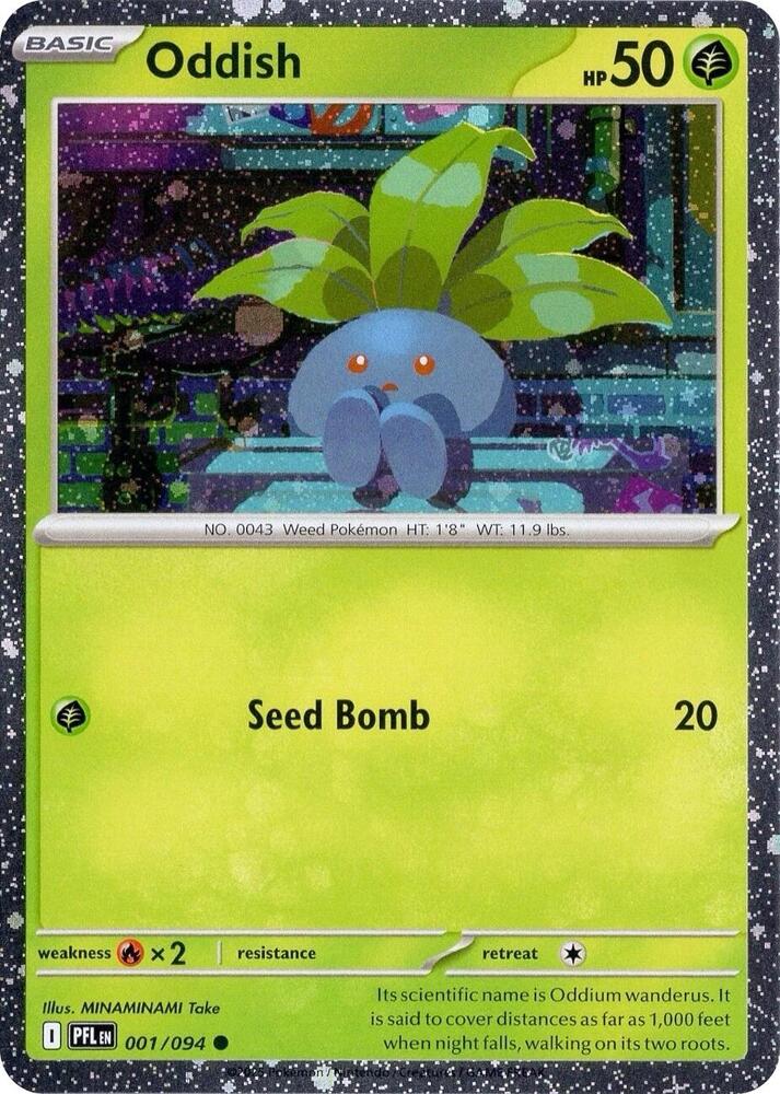 Oddish 001/094 (Miscellaneous Cards & Products)  - Cosmo Holofoil | Good Games Adelaide SA