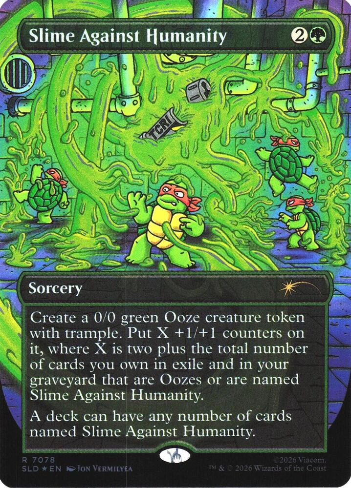 Slime Against Humanity 7078 7078 (Secret Lair Drop Series)  - Foil | Good Games Adelaide SA