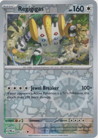 Regigigas 086/131 (SV: Prismatic Evolutions)  - Reverse Holofoil | Good Games Adelaide SA