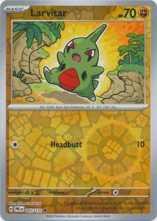 Larvitar 047/131 (SV: Prismatic Evolutions)  - Reverse Holofoil | Good Games Adelaide SA