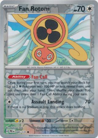 Fan Rotom 085/131 (SV: Prismatic Evolutions)  - Reverse Holofoil | Good Games Adelaide SA