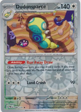 Dudunsparce 080/131 (SV: Prismatic Evolutions)  - Reverse Holofoil | Good Games Adelaide SA