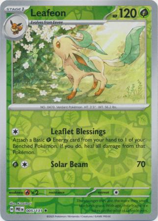 Leafeon 005/131 (SV: Prismatic Evolutions)  - Reverse Holofoil | Good Games Adelaide SA
