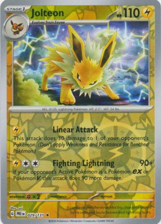 Jolteon 029/131 (SV: Prismatic Evolutions)  - Reverse Holofoil | Good Games Adelaide SA