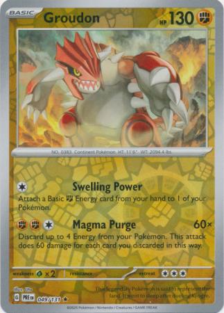 Groudon 049/131 (SV: Prismatic Evolutions)  - Reverse Holofoil | Good Games Adelaide SA
