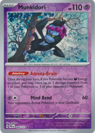 Munkidori 044/131 (SV: Prismatic Evolutions)  - Reverse Holofoil | Good Games Adelaide SA