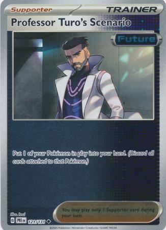 Professor Turo's Scenario 121/131 (SV: Prismatic Evolutions)  - Reverse Holofoil | Good Games Adelaide SA