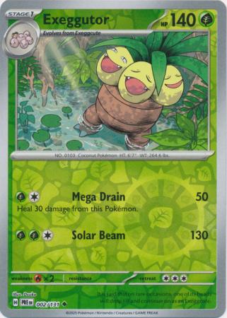 Exeggutor 002/131 (SV: Prismatic Evolutions)  - Reverse Holofoil | Good Games Adelaide SA