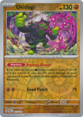 Okidogi 057/131 (SV: Prismatic Evolutions)  - Reverse Holofoil | Good Games Adelaide SA