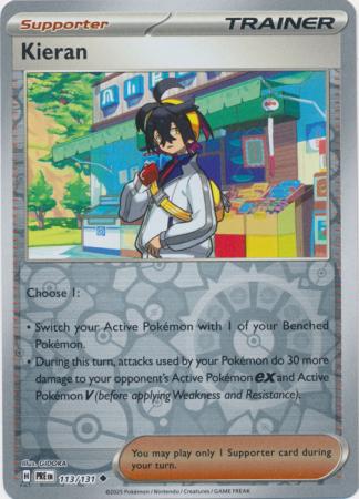 Kieran 113 131 113/131 (SV: Prismatic Evolutions)  - Reverse Holofoil | Good Games Adelaide SA