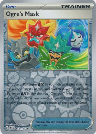 Ogre's Mask 118/131 (SV: Prismatic Evolutions)  - Reverse Holofoil | Good Games Adelaide SA