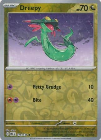 Dreepy 071/131 (SV: Prismatic Evolutions)  - Reverse Holofoil | Good Games Adelaide SA