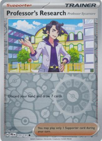 Professors Research Professor Sycamore 125/131 (SV: Prismatic Evolutions)  - Reverse Holofoil | Good Games Adelaide SA