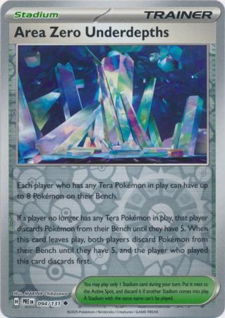 Area Zero Underdepths 094/131 (SV: Prismatic Evolutions)  - Reverse Holofoil | Good Games Adelaide SA
