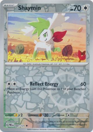 Shaymin 087/131 (SV: Prismatic Evolutions)  - Reverse Holofoil | Good Games Adelaide SA