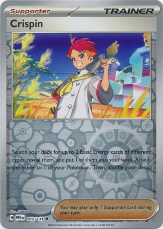 Crispin 105 131 105/131 (SV: Prismatic Evolutions)  - Reverse Holofoil | Good Games Adelaide SA