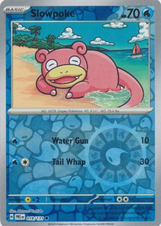 Slowpoke 018/131 (SV: Prismatic Evolutions)  - Reverse Holofoil | Good Games Adelaide SA