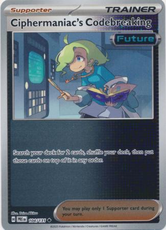 Ciphermaniac's Codebreaking 104/131 (SV: Prismatic Evolutions)  - Reverse Holofoil | Good Games Adelaide SA