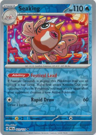 Seaking 021/131 (SV: Prismatic Evolutions)  - Reverse Holofoil | Good Games Adelaide SA