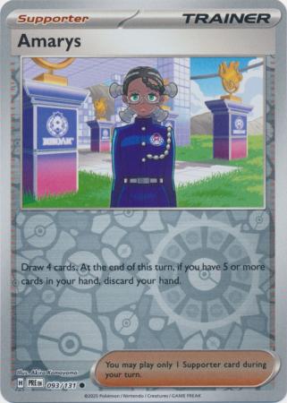 Amarys 093/131 (SV: Prismatic Evolutions)  - Reverse Holofoil | Good Games Adelaide SA