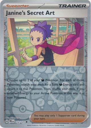 Janine's Secret Art 112/131 (SV: Prismatic Evolutions)  - Reverse Holofoil | Good Games Adelaide SA