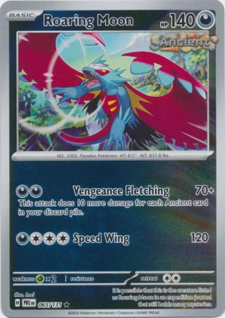 Roaring Moon 065/131 (SV: Prismatic Evolutions)  - Reverse Holofoil | Good Games Adelaide SA