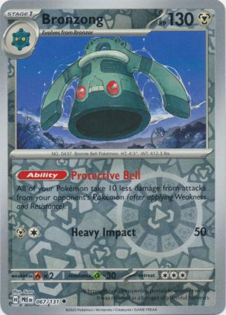 Bronzong 067/131 (SV: Prismatic Evolutions)  - Reverse Holofoil | Good Games Adelaide SA