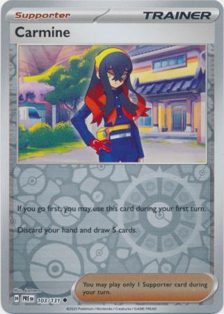 Carmine 103/131 (SV: Prismatic Evolutions)  - Reverse Holofoil | Good Games Adelaide SA