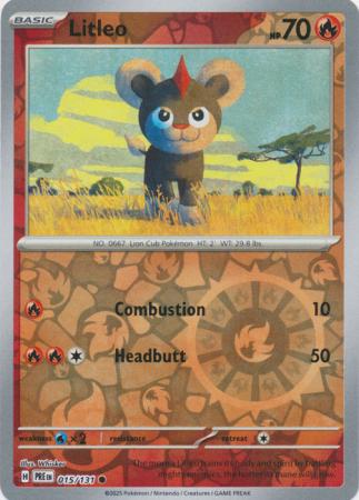Litleo 015/131 (SV: Prismatic Evolutions)  - Reverse Holofoil | Good Games Adelaide SA