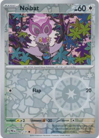 Noibat 090/131 (SV: Prismatic Evolutions)  - Reverse Holofoil | Good Games Adelaide SA