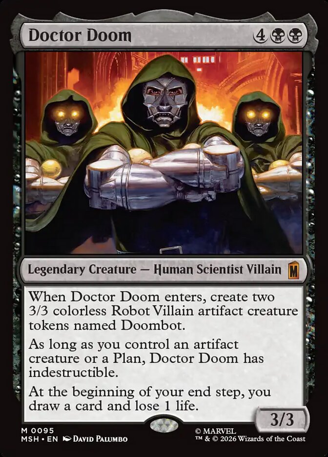 Doctor Doom 95/303 (Marvel Super Heroes)  - Foil | Good Games Adelaide SA