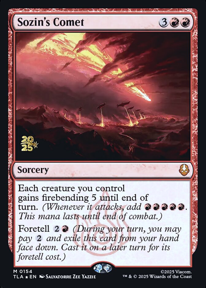Sozin's Comet 154s/88 (undefined)  - Foil | Good Games Adelaide SA
