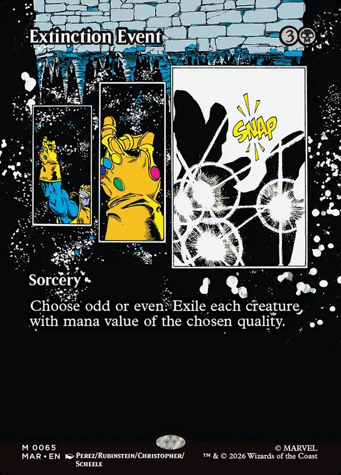 Extinction Event 65 (Marvel Universe Eternal-Legal)  - Borderless Foil | Good Games Adelaide SA