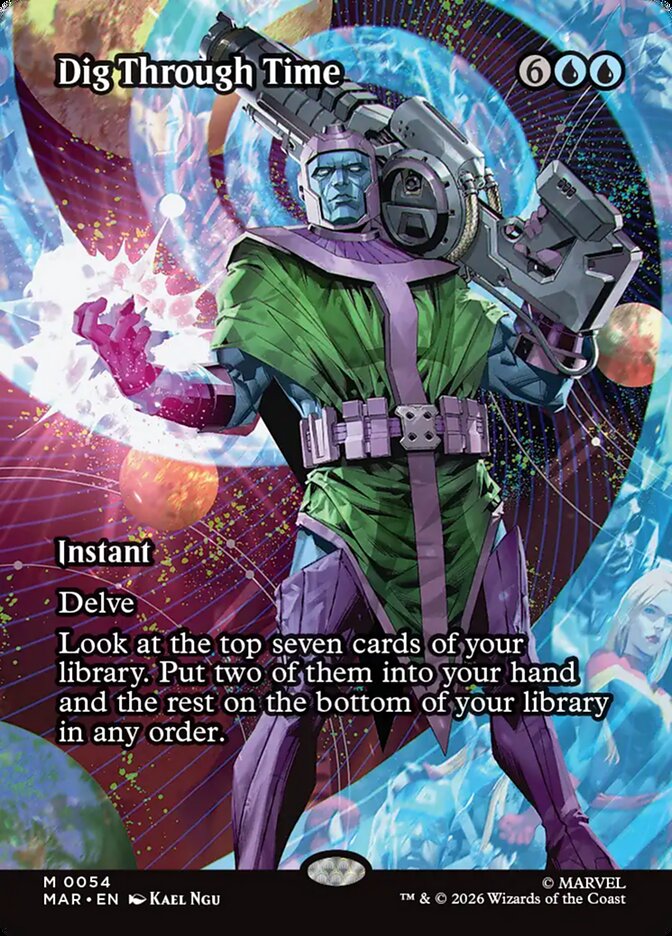 Dig Through Time 54/0 (Marvel Universe Eternal-Legal)  - Foil | Good Games Adelaide SA