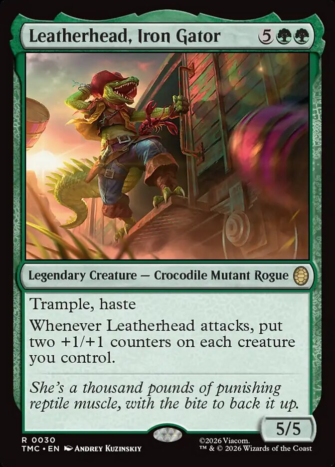 Leatherhead, Iron Gator 30/0 (Commander: Teenage Mutant Ninja Turtles)  | Good Games Adelaide SA