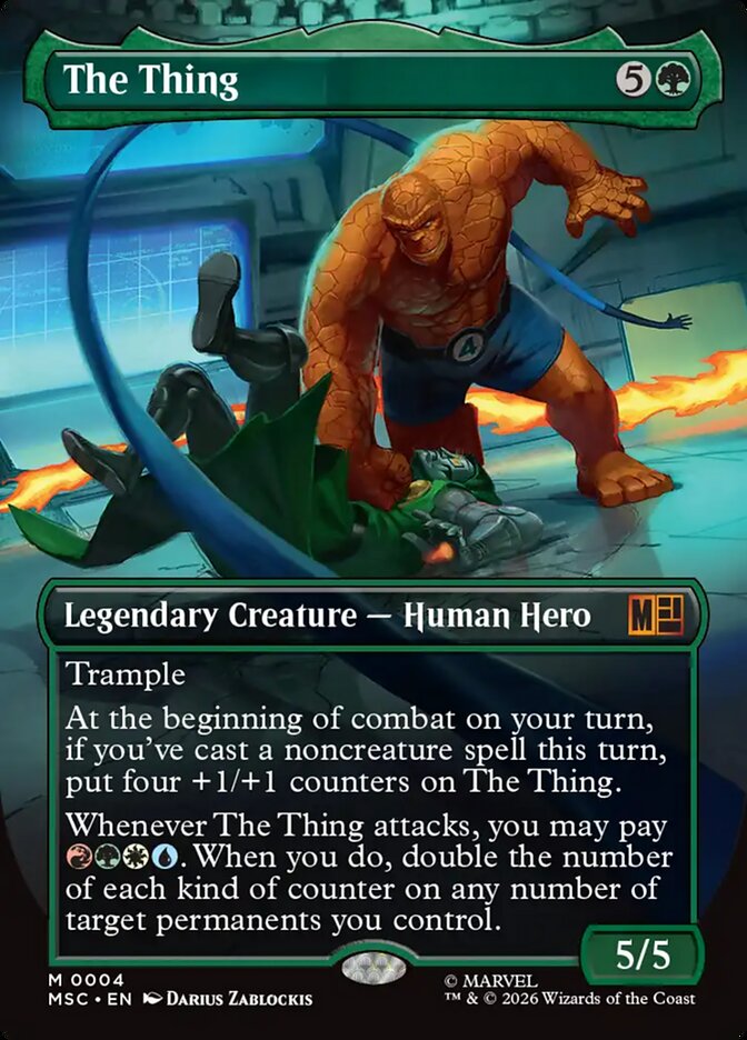 The Thing 4/7 (Commander: Marvel Super Heroes)  | Good Games Adelaide SA