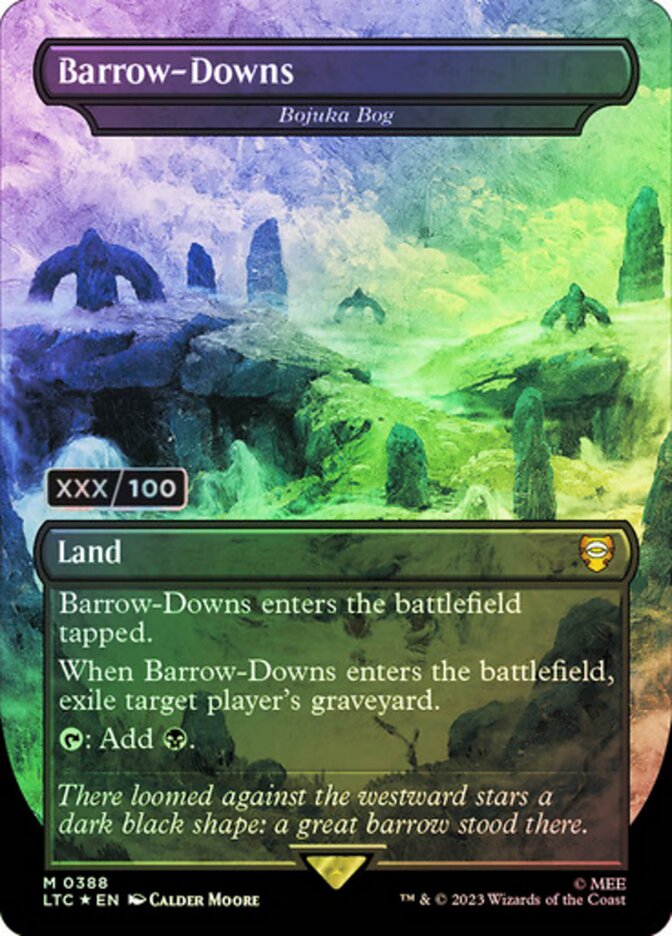 Bojuka Bog Seralized 388z/84 (Commander: The Lord of the Rings: Tales of Middle-earth)  - Double Rainbow Foil | Good Games Adelaide SA
