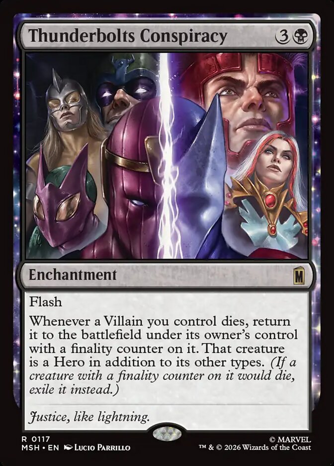 Thunderbolts Conspiracy 117/303 (Marvel Super Heroes)  - Foil | Good Games Adelaide SA