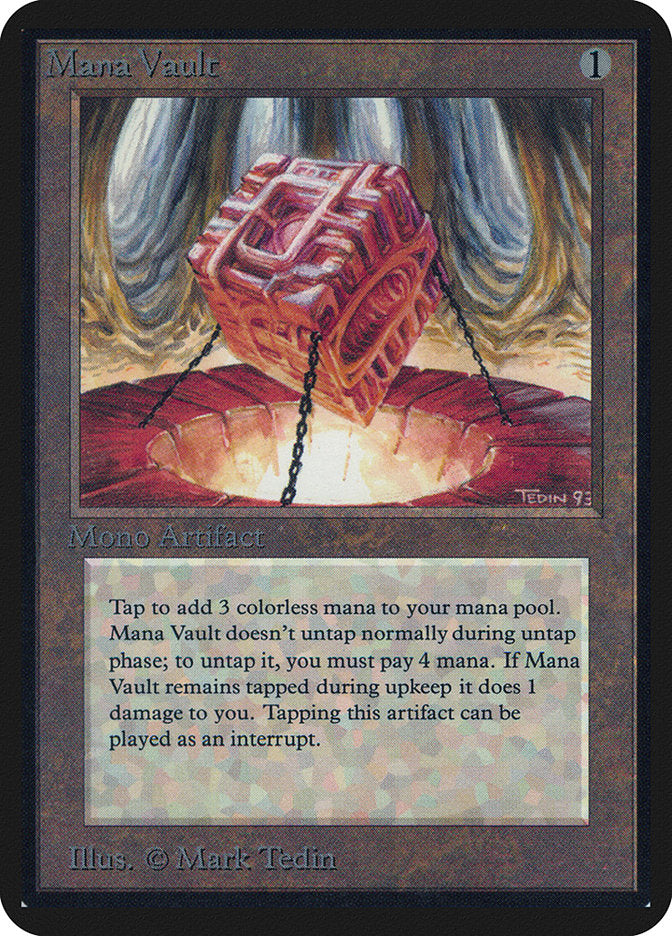 Mana Vault 259/295 (Alpha Edition)  | Good Games Adelaide SA